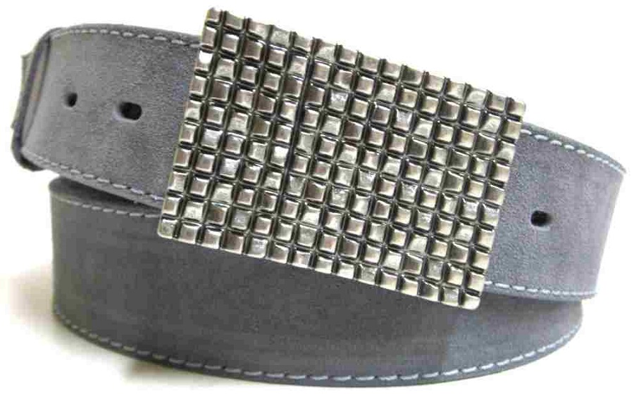 Kožené opasky šedé