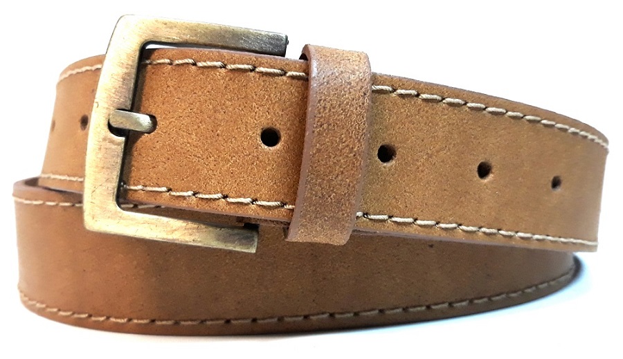 Svetlohnedé kožené opasky