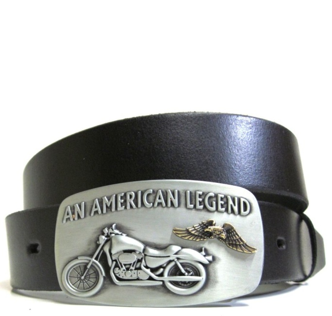 Opasky kožené s  motorkou