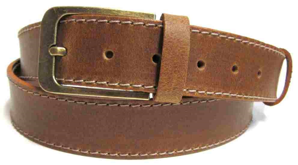 Kožené opasky svetlohnedé