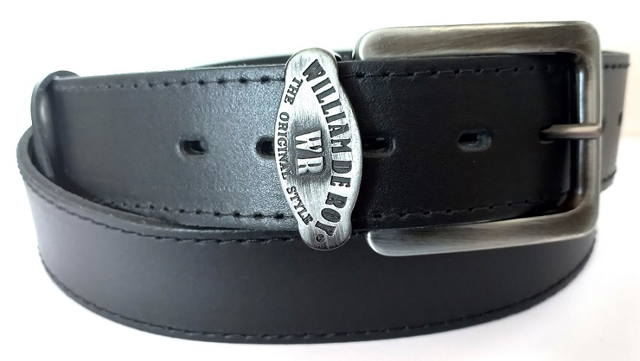 Pánsky kožený opasok jeansový