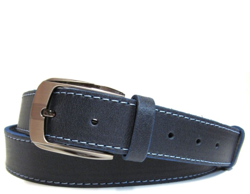 Kožené opasky modré