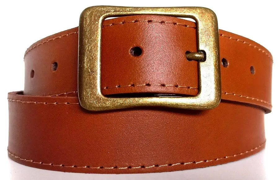 Kožené opasky elegantné svetlohnedé