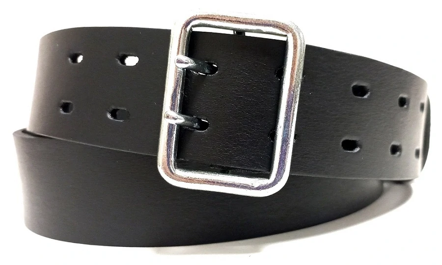 Kožené opasky s dvojstrmeňovou prackou