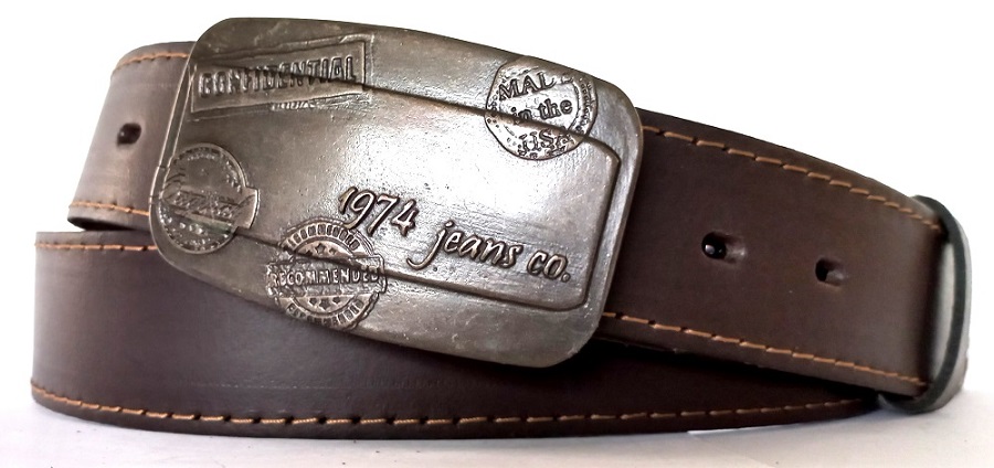 Kožené opasky hnedé