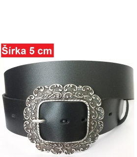 Široké kožené opasky s krásnou prackou