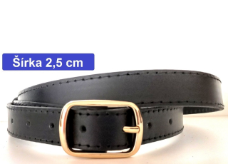 Úzke dámske opasky zlatá pracka